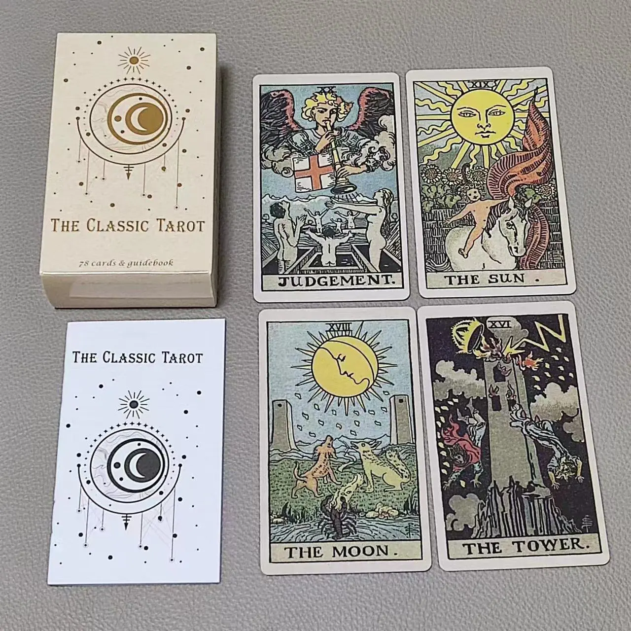 Tarot Cards Deck With Guidebook - 10.3*6cm klasyczne karty tarota 78 z