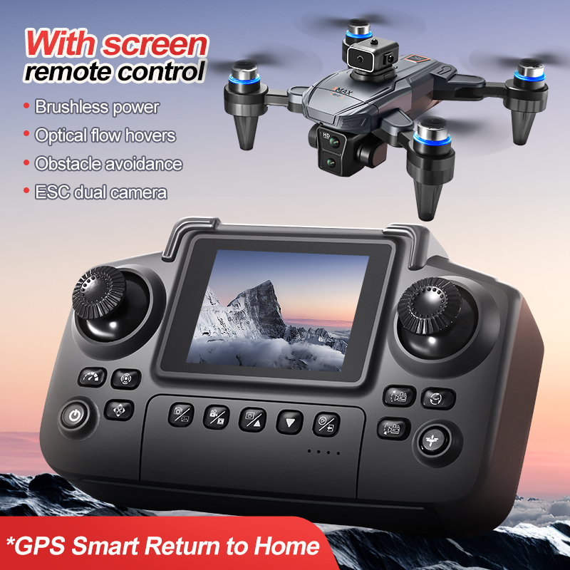 Dron RC GPS z ekranem 4K Profe – Fpv Brushless Rc Drone 4K recenzja i cena