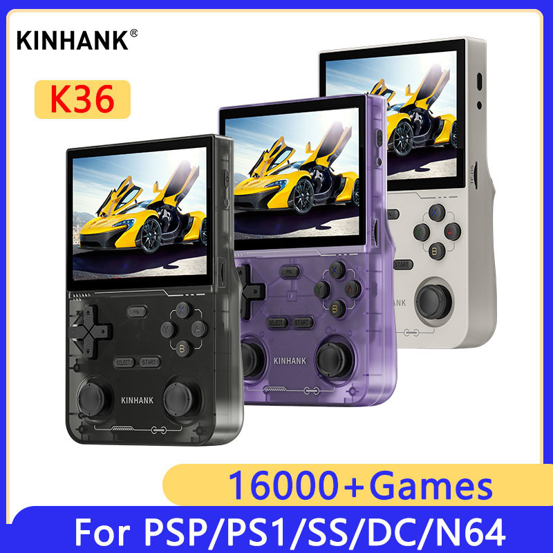 KINHANK K36 Retro przenośna ko – Retro Handheld Game Console R36S recenzja i cena